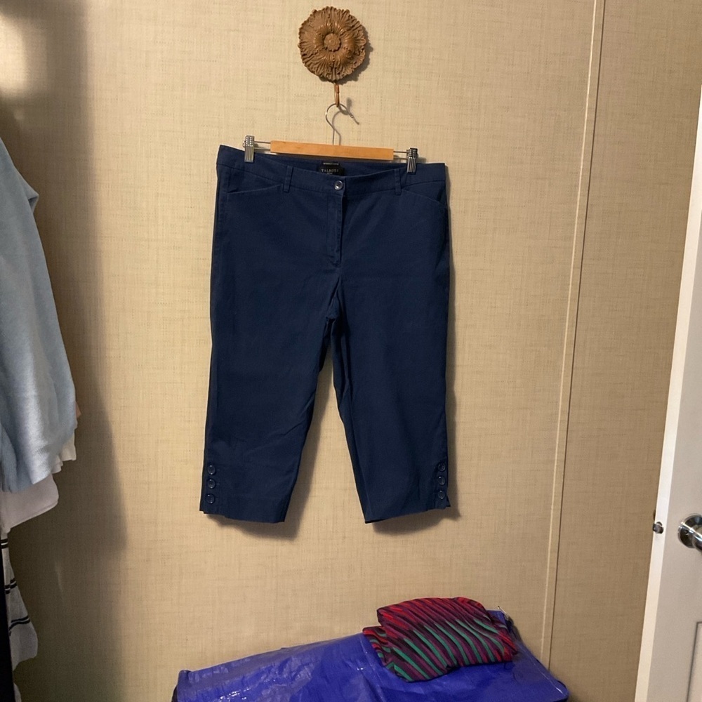 Talbots Deep Blue Skimmer Pants